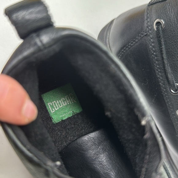 Cougar Cobalt Black Leather Winter Bootie - Picture 9 of 12